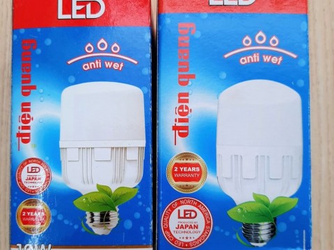 Bóng led bulp 10W ĐQ ánh sáng trắng chống ẩm-65.000đ