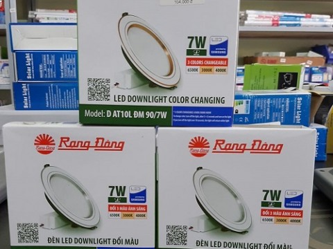 Đèn Downlight 7W tròn 3 chế độ RĐ-104.000đ