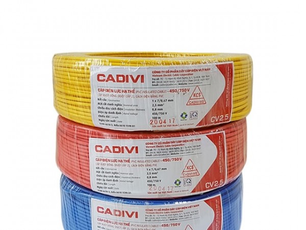 Dây Cadivi 2.5mm²-523.000đ